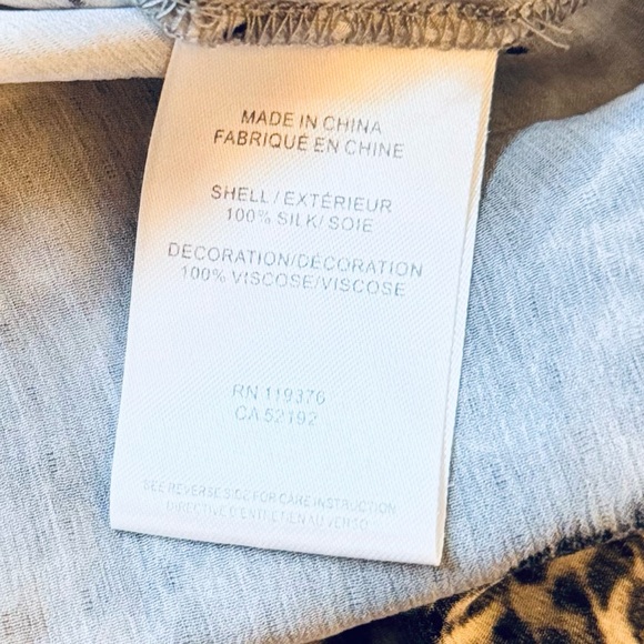 HELMUT LANG 100% Silk Black White Grey Monochrome Tunic Top Dress - Picture 14 of 16